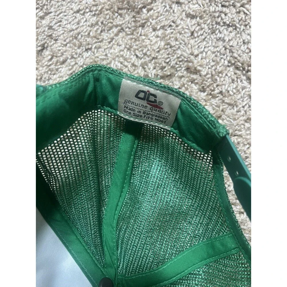 VTG Trucker Mesh Hat Michiana Two Cylinder Club Adjustable Snapback Green